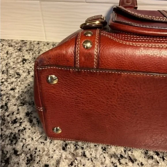 Coach Legacy Hampton Miranda Rare Burgundy Satchel 11085 Turnlock Bag Purse - Picture 5 of 11